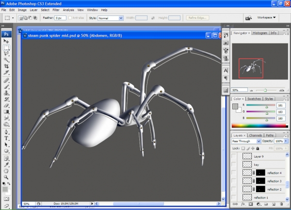 Creation of Brass Gear Spider: Step 17